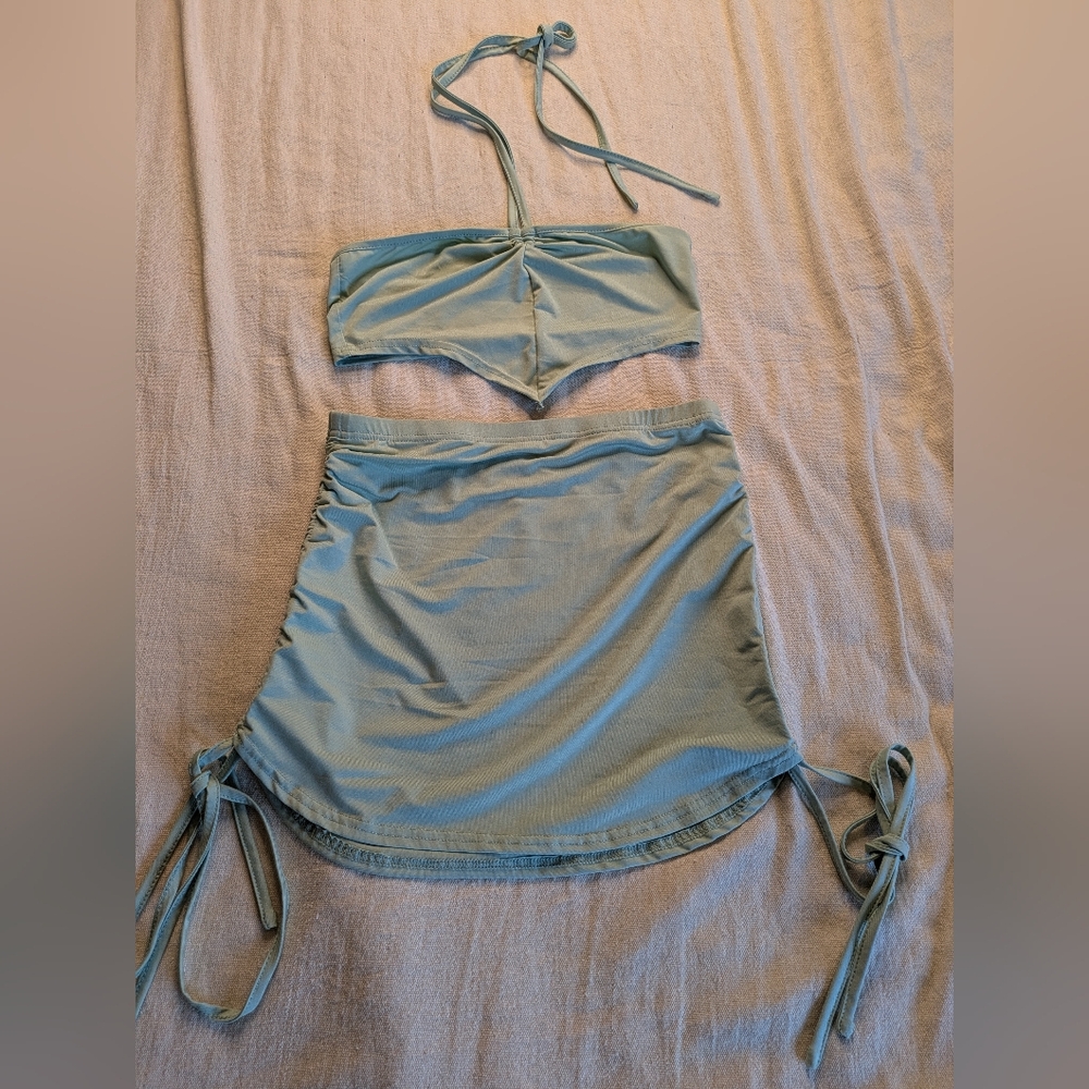 ⭐ Shein Two-Piece Skirt And Top Set